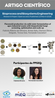 📚 Artigo: "Flavonoid production via solid-state fermentation of agro-industrial waste with biopesticidal fungi: screening, optimization and scale-up"