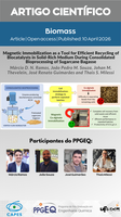 📚 Artigo: "Magnetic Immobilization as a Tool for Efficient Recycling of Biocatalysts in Solid-Rich Medium During Consolidated Bioprocessing of Sugarcane Bagasse"