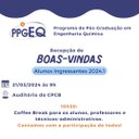 Recepção de boas-vindas aos(as) alunos(as) ingressantes nos cursos de Mestrado e Doutorado - Turma 1/2024